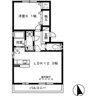N’s BLANC A棟【1階】の間取り