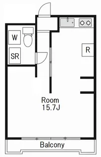 遠萬ビル【5階】の間取り