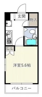 エスポアール川崎【2階】の間取り