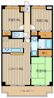 グランヴィーダ【1階】の間取り