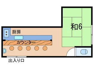 ガ-デン カメリア【1階】の間取り