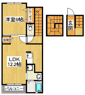 ふる る本中山の間取り