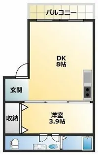 リバーサイド【2階】の間取り