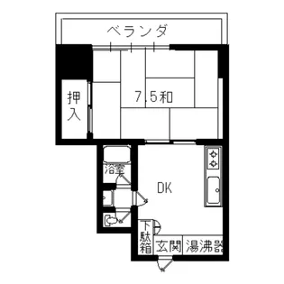 カーサ・ディ・ソーレ【2階】の間取り