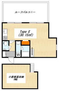 HOUSING STAGE 羽根木【4階】の間取り