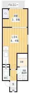 リラ・グランデ・ノダ【3階】の間取り