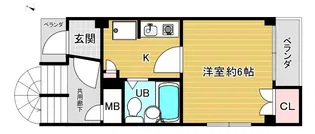 ホワイトハウス【4階】の間取り