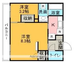 アンビアンス【2階】の間取り
