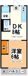 第2島田マンション【2階】の間取り