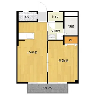 グリーンビレッジ【2階】の間取り