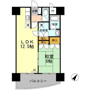 ダイヤヒルズ島瀬【2階】の間取り