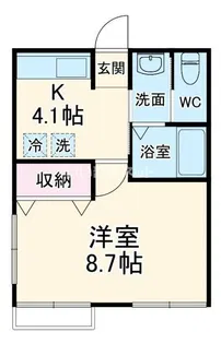 昭和コーポ本庄【1階】の間取り