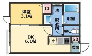 メゾン・ドゥ・アッシュ赤羽【2階】の間取り
