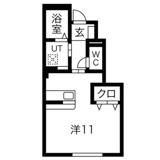 プラシード(Placido)【1階】の間取り