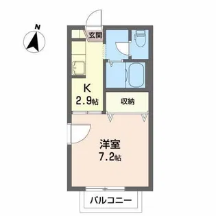 ガーデンホームズA【2階】の間取り