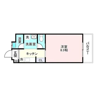 ハレカイルア【3階】の間取り