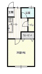 チェリス新形【2階】の間取り