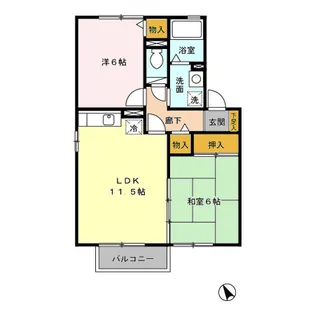 プログレスアイ【2階】の間取り