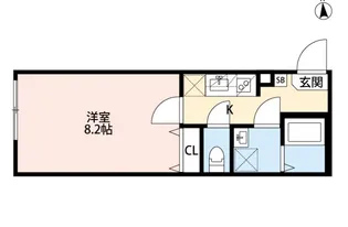 東京都練馬区中村南1【アパート】の間取り