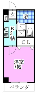 西船橋マニスビル【2階】の間取り