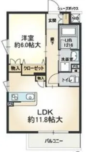 コーラルリーフ住吉【3階】の間取り