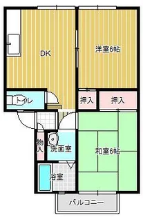 サンライフ青山【1階】の間取り