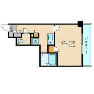 プレール月島RIVAGE【6階】の間取り