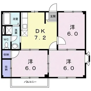香川県高松市高松町【アパート】の間取り