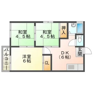 サチコーポラス【2階】の間取り