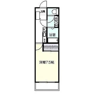 アンジェリカ【1階】の間取り