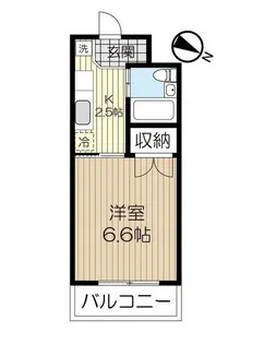 ホワイトハイツ【4階】の間取り