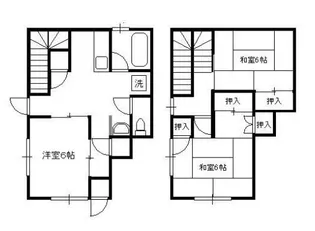 神奈川県座間市東原3【一戸建】の間取り