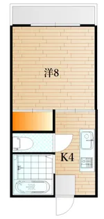 立花アパート【1階】の間取り