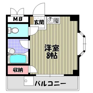 スカイ南花台【3階】の間取り