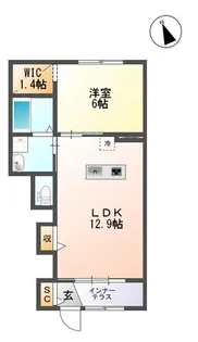 グリーンヒル【1階】の間取り
