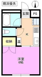 1Kの間取り画像
