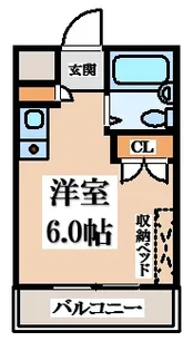 コーポタナベ【3階】の間取り