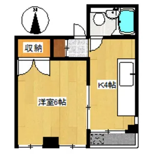 メゾンヤマダ【2階】の間取り