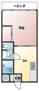 メゾンシャトウ【2階】の間取り
