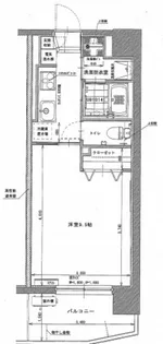福富GRADEマンション【5階】の間取り