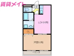 カンタベリーII【2階】の間取り