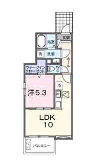 愛知県名古屋市緑区大清水2【アパート】の間取り