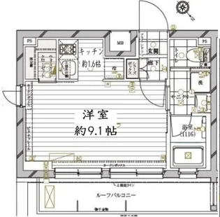 REGALIZ三軒茶屋【5階】の間取り