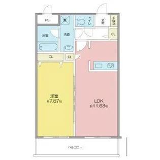 新潟県新潟市東区山木戸5【マンション】の間取り