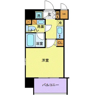 レジディア大森【13階】の間取り