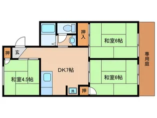 ティコハウス A棟【2階】の間取り