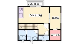神和町壱番館【2階】の間取り