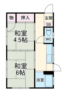 神奈川県相模原市中央区上溝【一戸建】の間取り