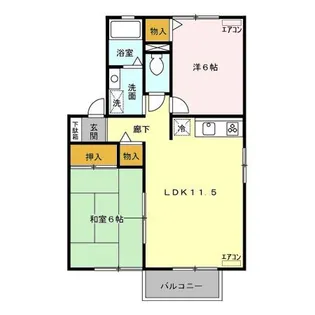 埼玉県さいたま市北区別所町【アパート】の間取り