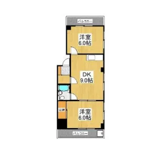 コスモマンション【2階】の間取り